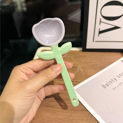 Cute Ceramic Flower Spoon