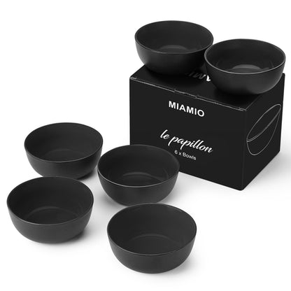 MIAMIO - 6 x 600ml Schüsseln / Schalen Set Le Papillon