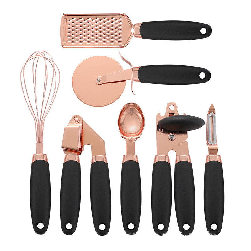 Kitchen Household Peeler Gadget Copper Plating Set