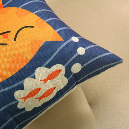 Printed sofa cushion cover