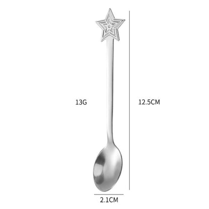 Unique Stainless Steel Christmas Tableware Spoon Gift Set