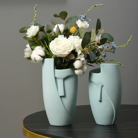 Ceramic Face Planter, Unique Design Face Planter, Eco Friendly Decor,