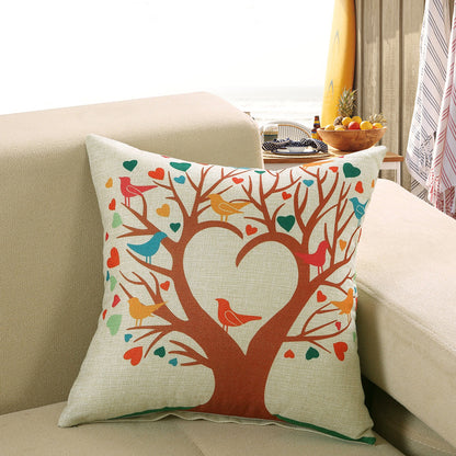 Printed sofa cushion cover