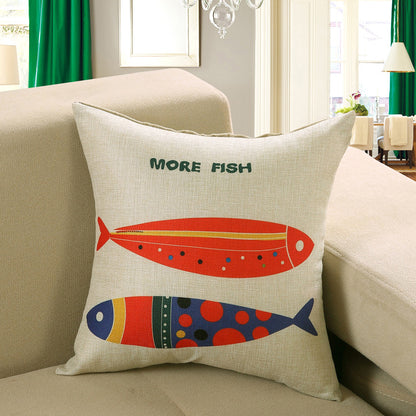 Printed sofa cushion cover