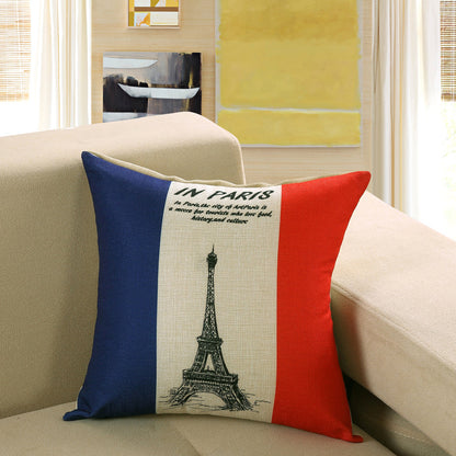 Printed sofa cushion cover