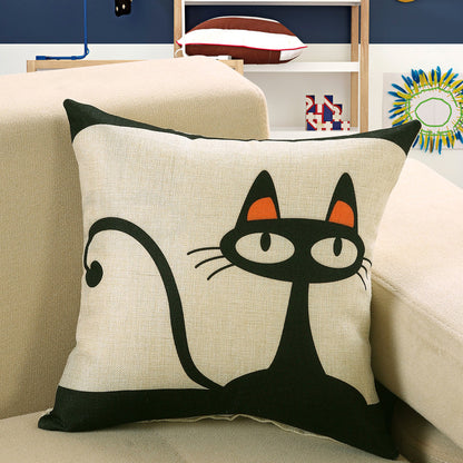 Printed sofa cushion cover