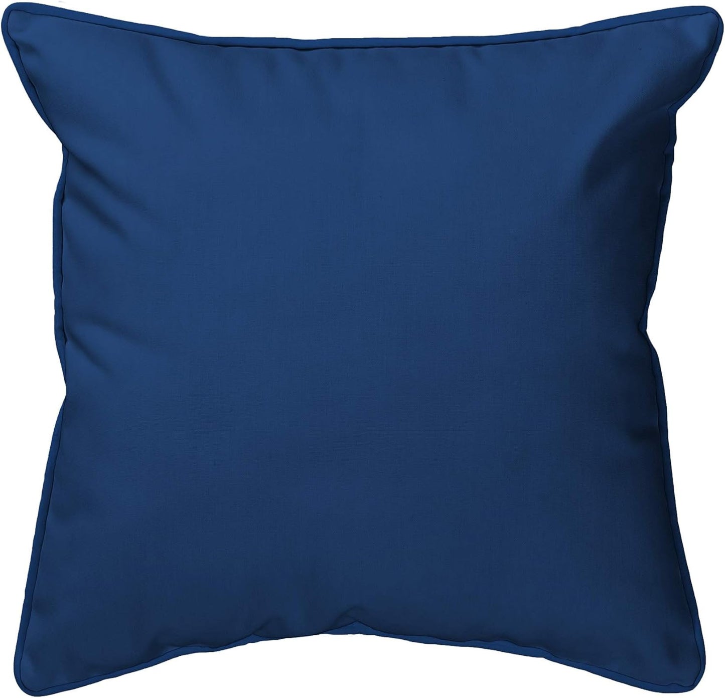 Betsy Drake ZP260 Blue Sailboat Indoor & Outdoor Throw Pillow- 20 x 24