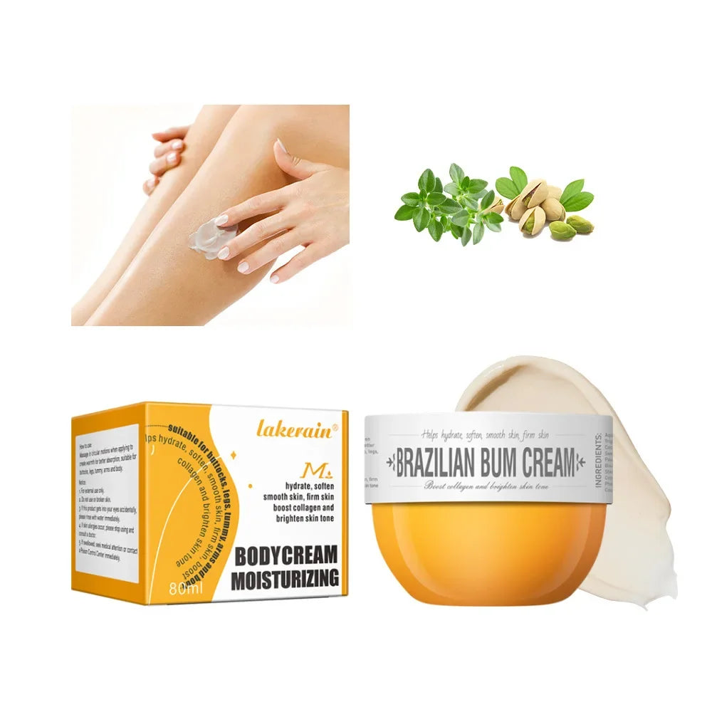 Brazilian Bum Body Cream Tight Moisturizing Fragrance Body Milk Yellow Body Moisturizing Cream Body Milk Skin Care