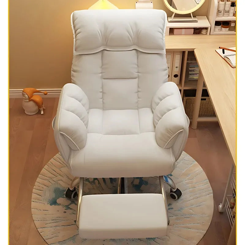 Computer Chair Comfortable Sedentary Backrest Reclining Home Sofa Chair Bedroom Study Living Room Chairs Office Backrest Chair