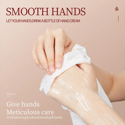 Nicotinamide Repairing Hand Mask Lavender Moisturizing Gloves Masks Treatment Moisture Enhancing Gloves for Dry Cracked Hands