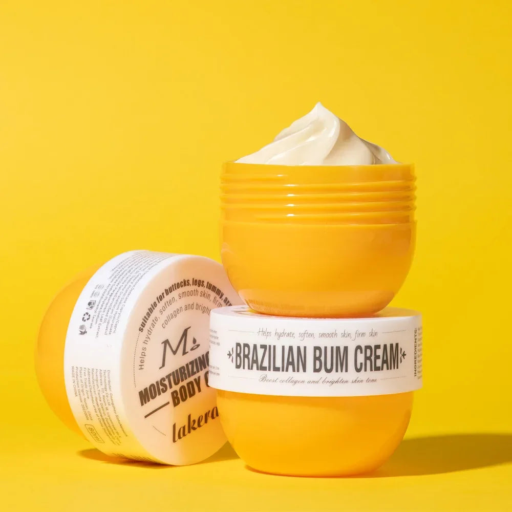 Brazilian Bum Body Cream Tight Moisturizing Fragrance Body Milk Yellow Body Moisturizing Cream Body Milk Skin Care