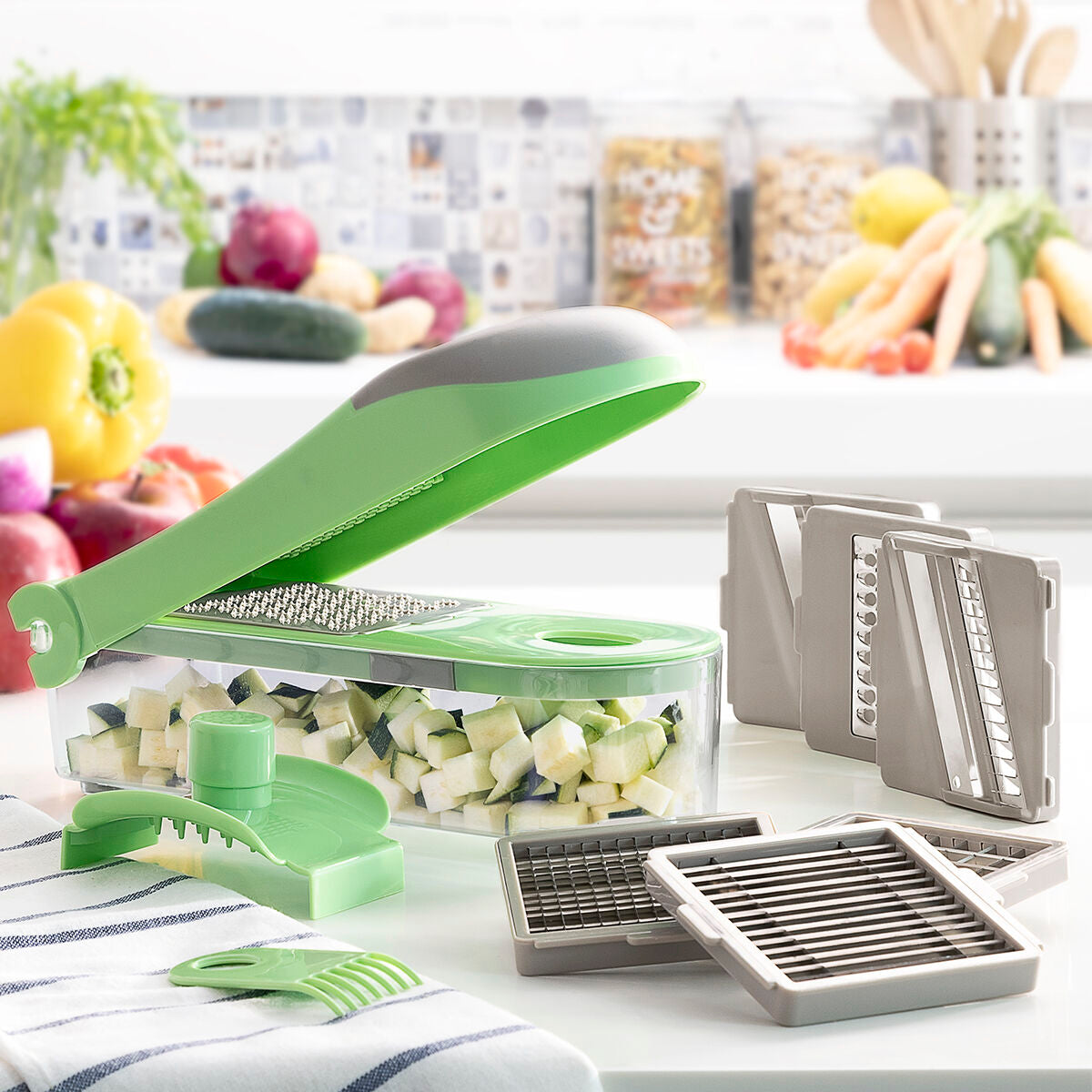 Multi Purpose 7 in 1 Vegetable Cutter and Grater