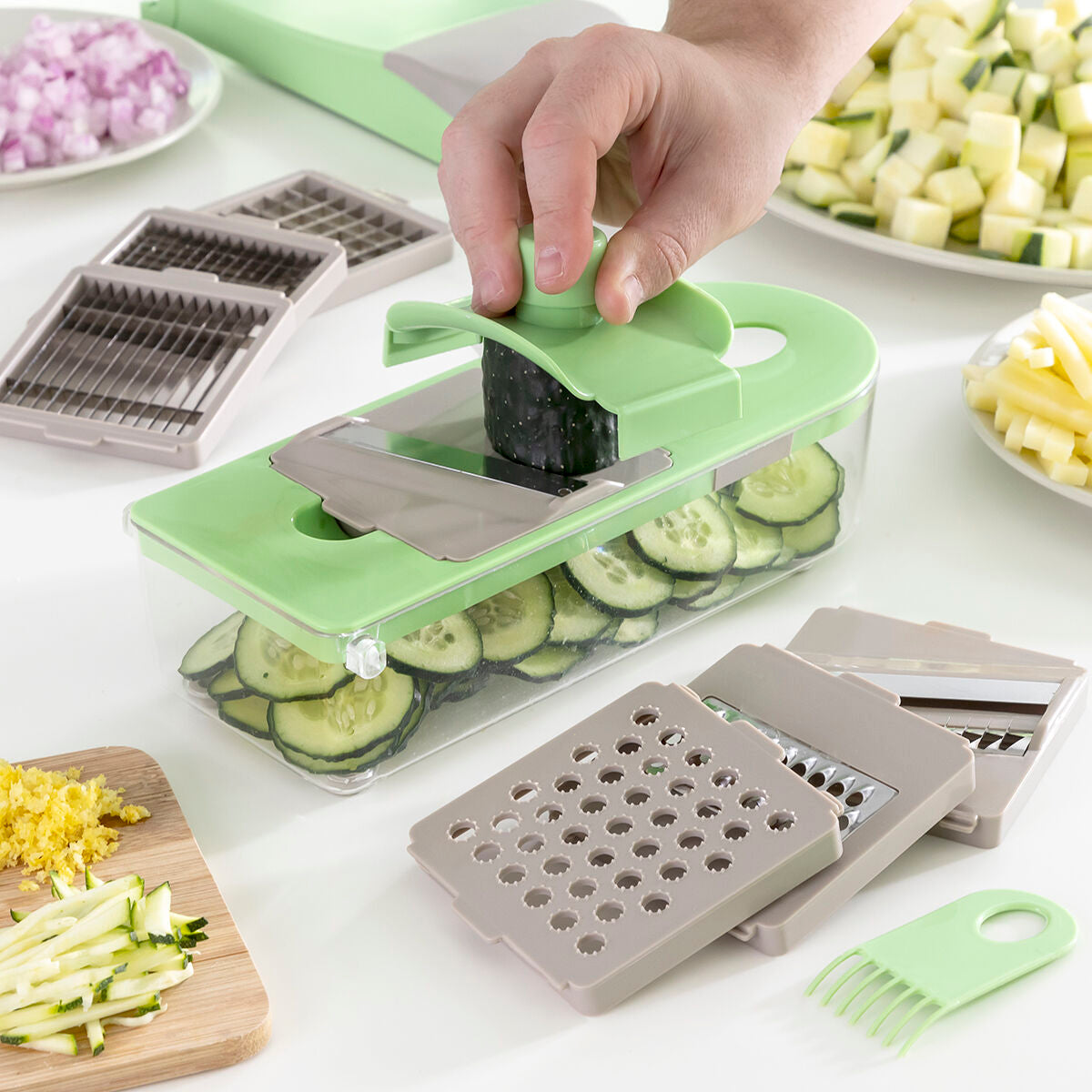 Multi Purpose 7 in 1 Vegetable Cutter and Grater