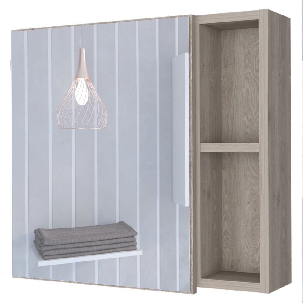 Medicine Cabinet Viking, Three Internal Shelves, Single Door, Two