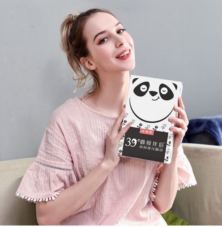 Panda Design Hot Compress Steam Mask Facial Mask Single Stick Bag