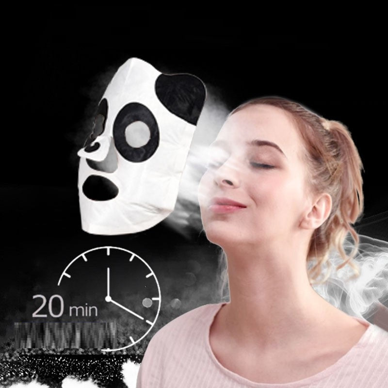 Panda Design Hot Compress Steam Mask Facial Mask Single Stick Bag