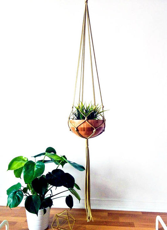 Macrame Plant Hanger, Hanging Planter